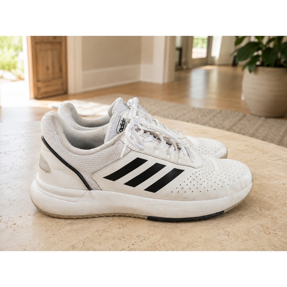 Adidas GameCourt Mens White Black Tennis Shoes‎ F36718 Size 11